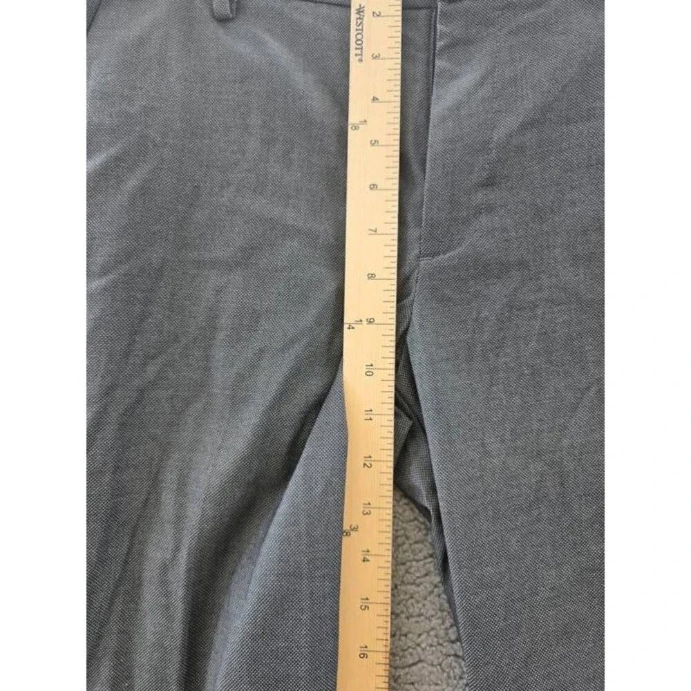 Perry Ellis Portfolio Modern-Fit Pattern Dress Pants Men's 32x30 Black Pockets